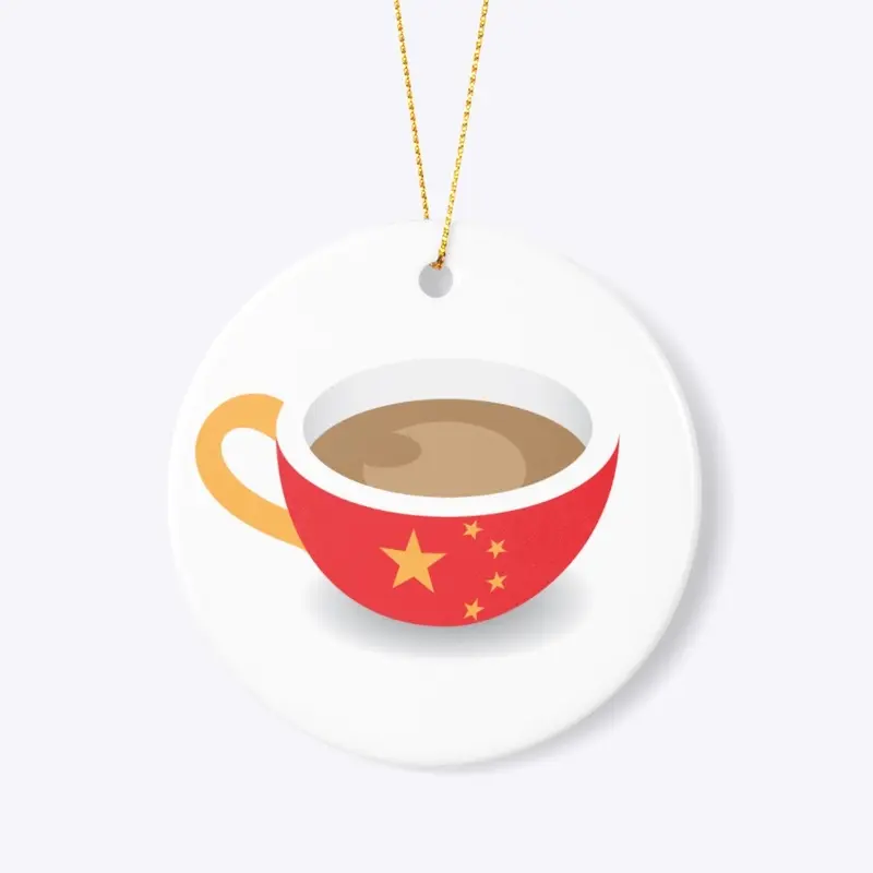 Coffee Break Chinese Tree Decoration