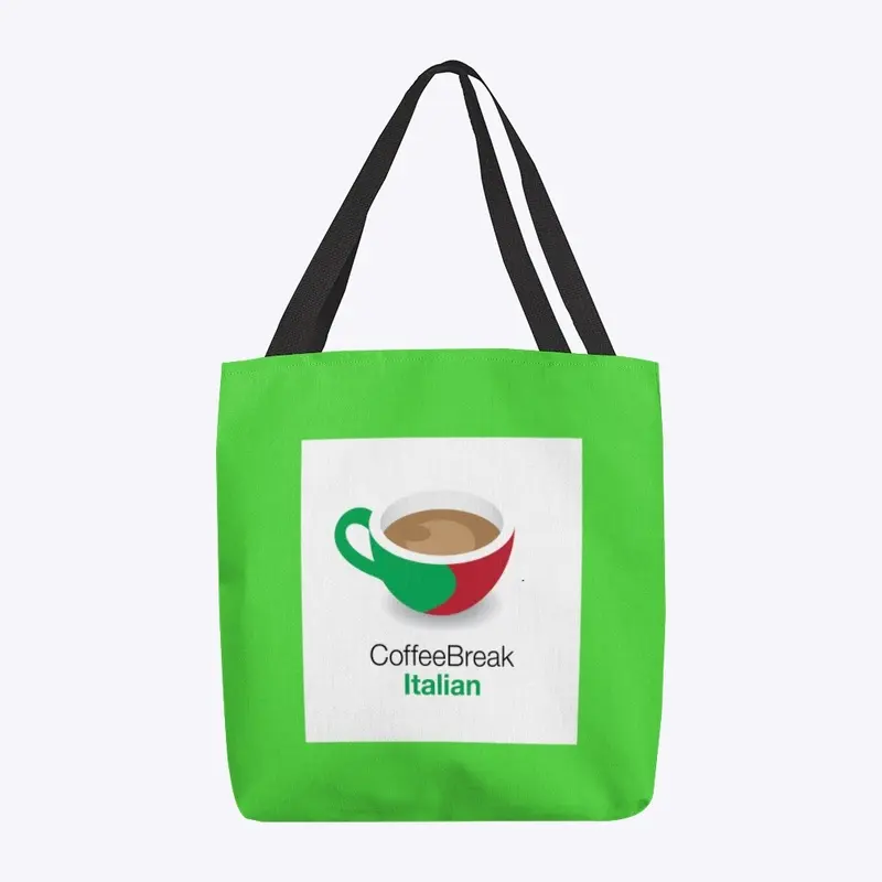 Coffee Break Italian Tote Bag