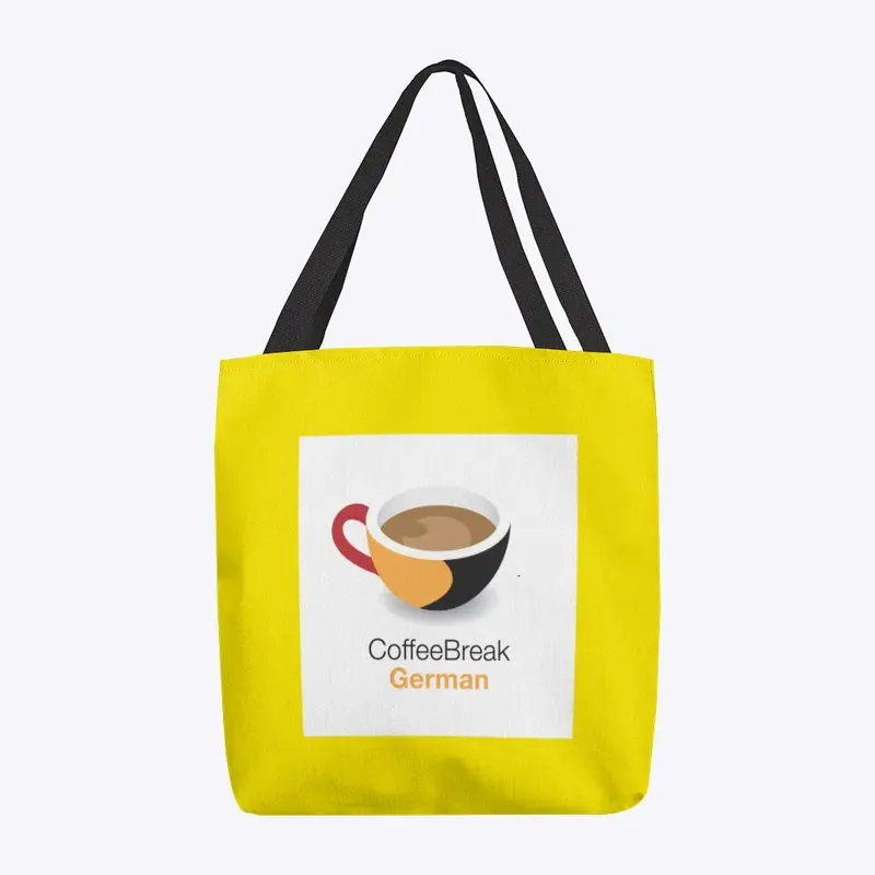 Coffee Break German Tote Bag