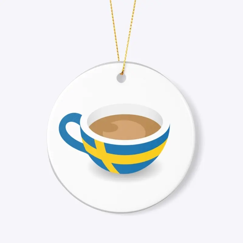 Coffee Break Swedish Tree Decoration