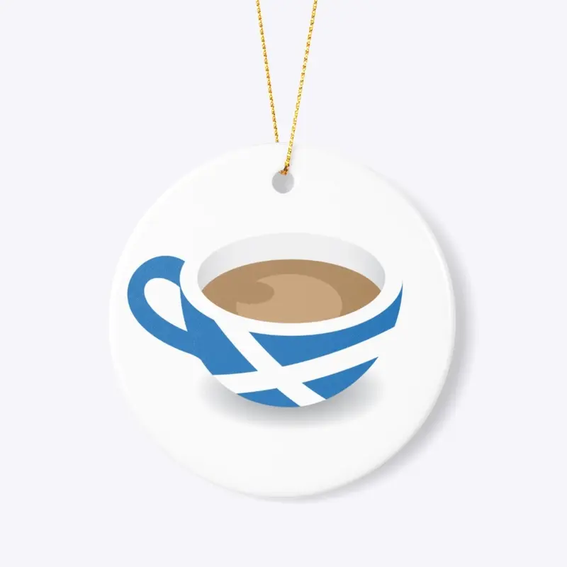 Coffee Break Gaelic Tree Decoration